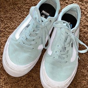 Light blue/green vans